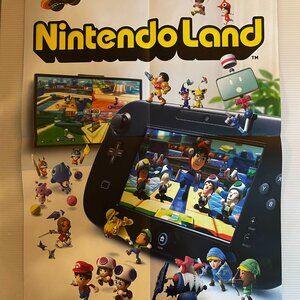 NEW DOUBLESIDED NINTENDO LAND / SUPER MARIO BROS. U BY GAMESMASTER